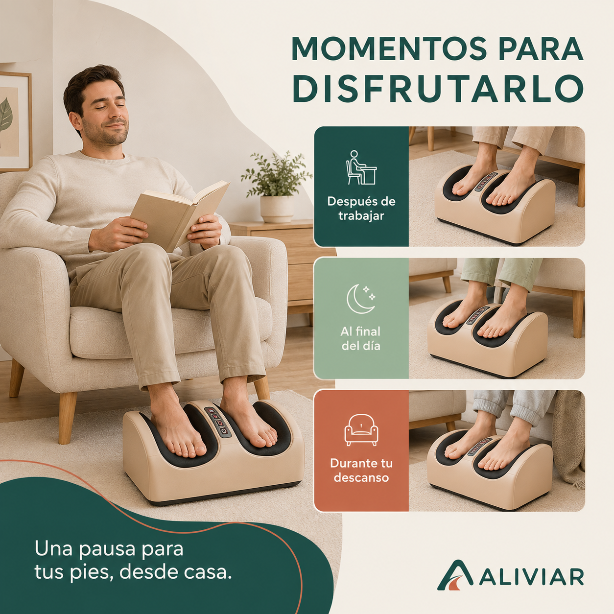 Masajeador de Pies con Calor ALIVIAR