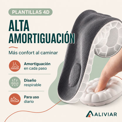 Plantillas 4D de Alta Amortiguación ALIVIAR