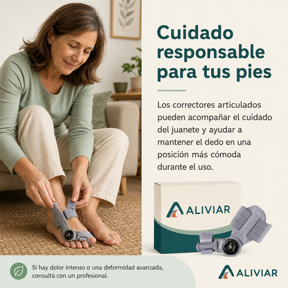 Corrector Articulado para Juanetes- ALIVIAR