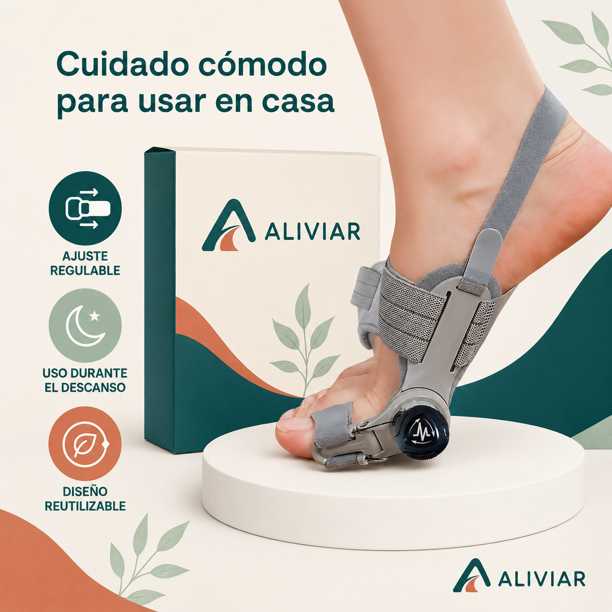 Corrector Articulado para Juanetes- ALIVIAR