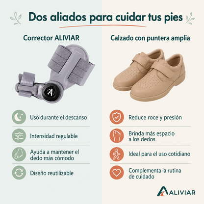 Corrector Articulado para Juanetes- ALIVIAR