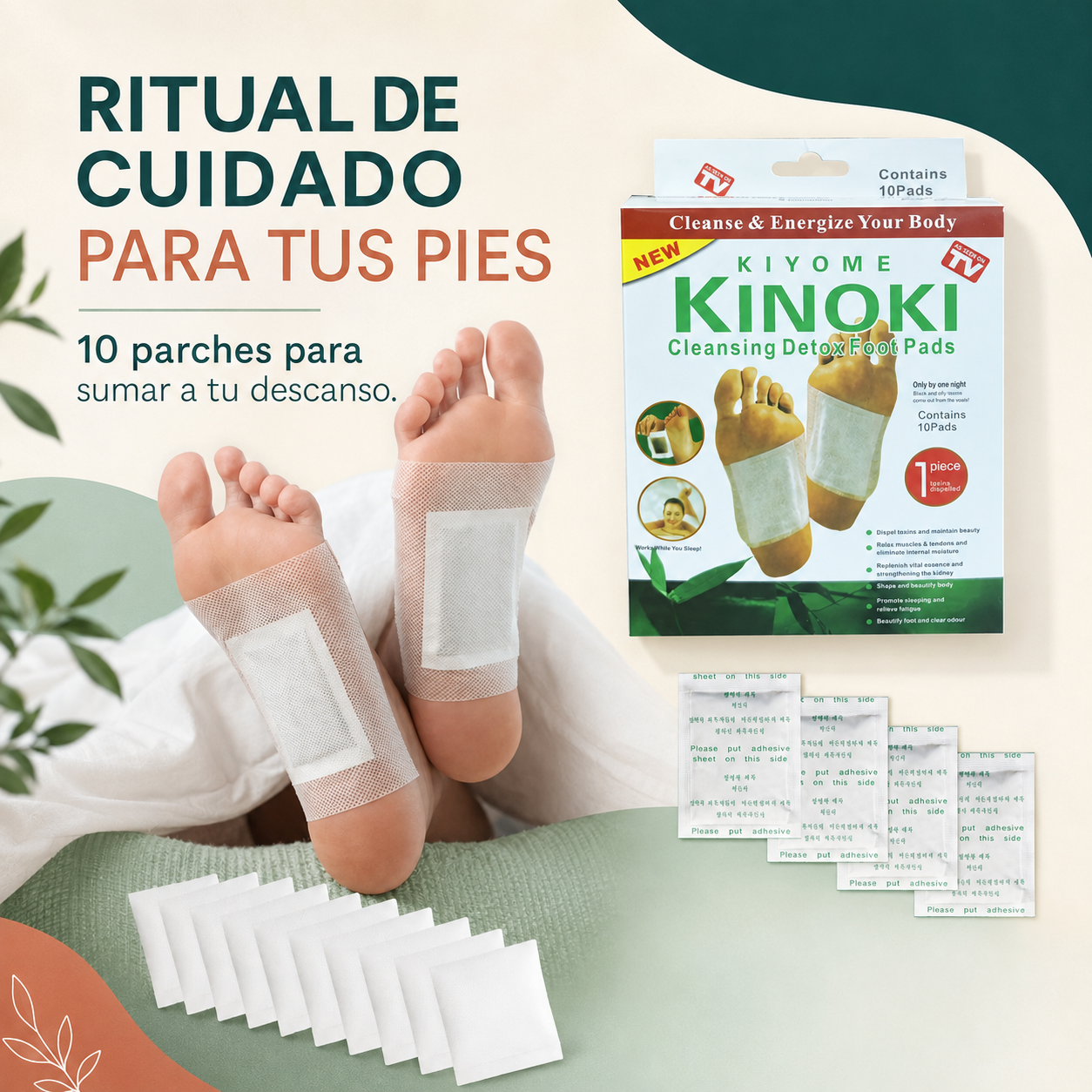 Pack X10 Parches Desintoxicantes ALIVIAR